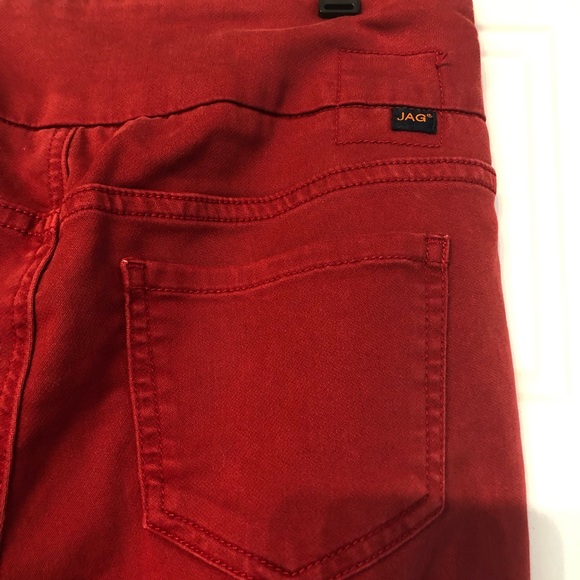 Jag jeans pull on jeggings. Cranberry red - Picture 3 of 8